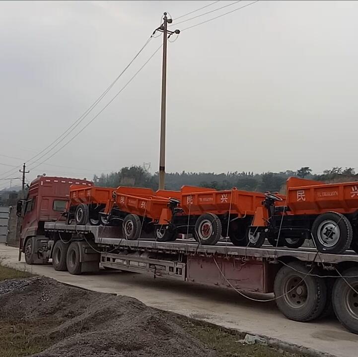 電動(dòng)工地用三輪車自卸車